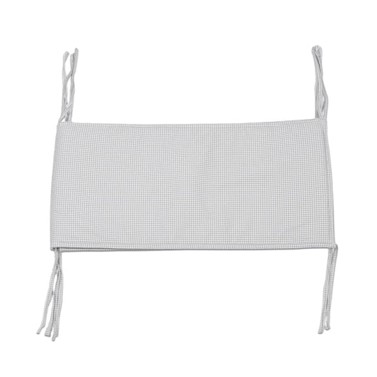 Protector de cuna 120x60 Little Blom Vichy Gris - Pasito a Pasito