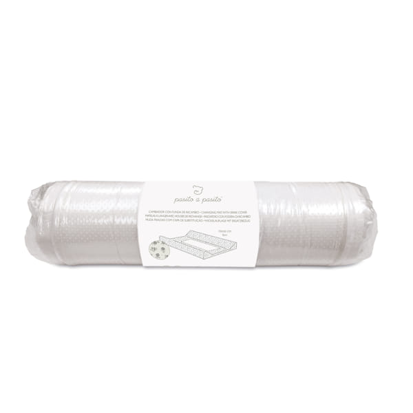 Cambiador Home con funda Little Bloom Flor Gris - Pasito a Pasito