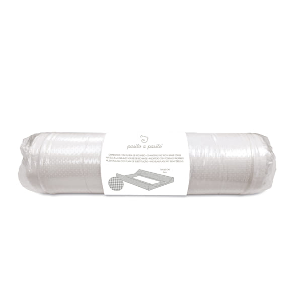 Cambiador Home con funda Little Bloom Vichy Gris - Pasito a Pasito