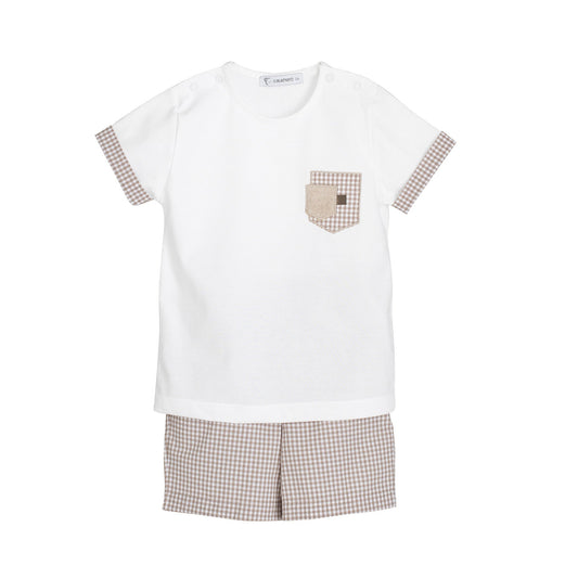 Conjunto pantalón niño vichy Mandi - Calamaro
