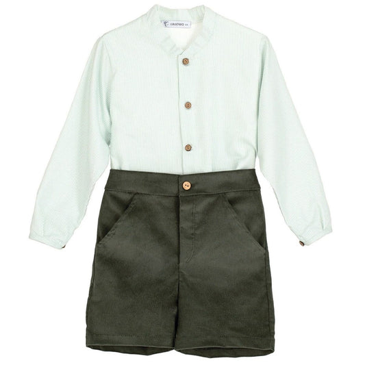 Conjunto Niño Pantalón Simún Verde - Calamaro