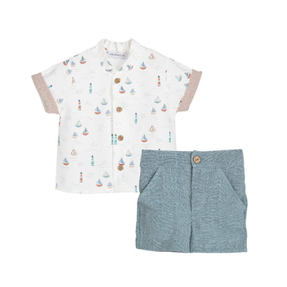 Conjunto pantalón bebé niño Yanam - Calamaro