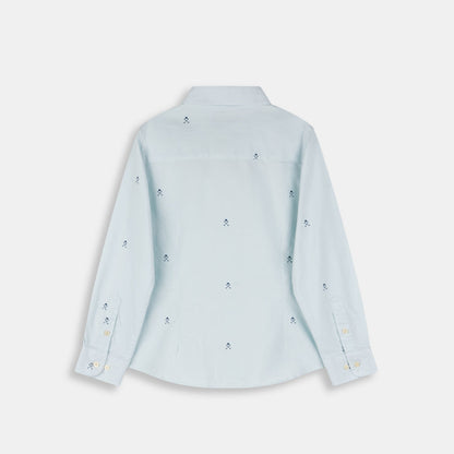 Camisa Multilogo Kids Azul Helado - Harper & Neyer