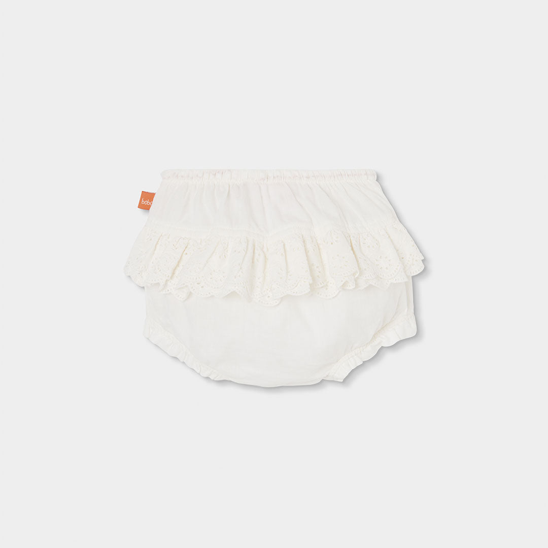 Conjunto bebé algodón en blanco - Boboli