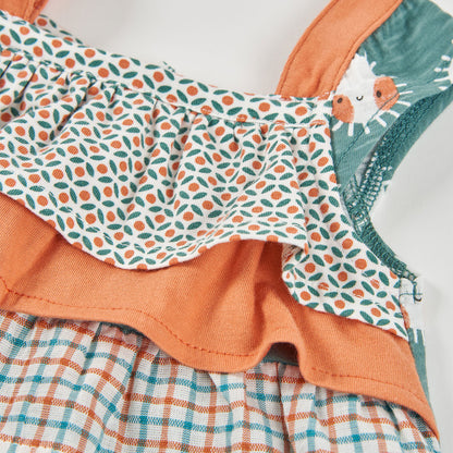 Vestido bebé punto estampado soles - Boboli