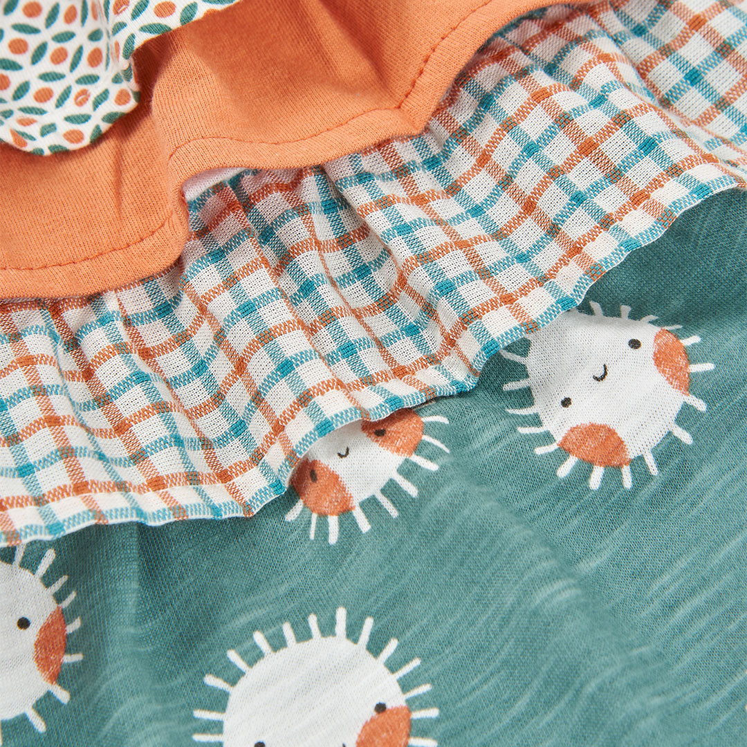 Vestido bebé punto estampado soles - Boboli