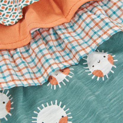 Vestido bebé punto estampado soles - Boboli