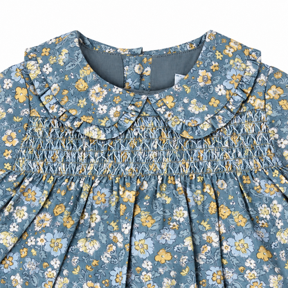 Vestido Bebé Niña Flores con Leotardos – Tutto Piccolo