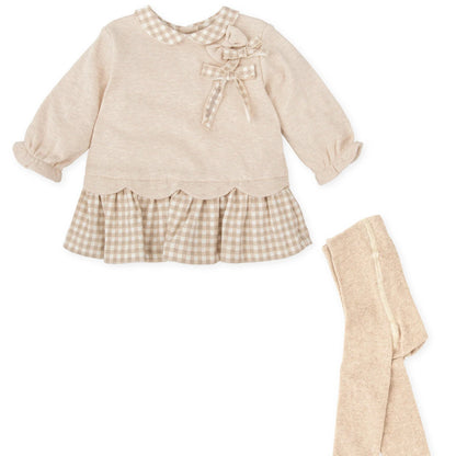 Vestido Soñar arena - Tutto Piccolo