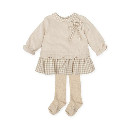 Vestido Soñar arena - Tutto Piccolo