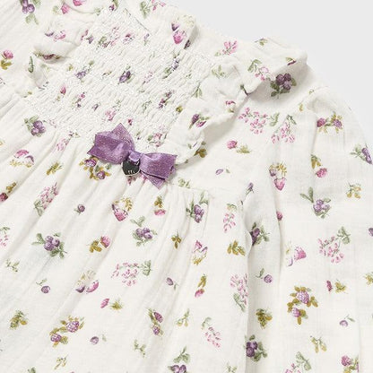 Blusa gasa estampada bebé niña - Mayoral