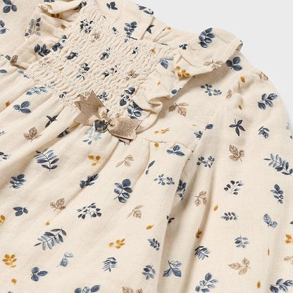 Blusa gasa estampada bebé niña - Mayoral