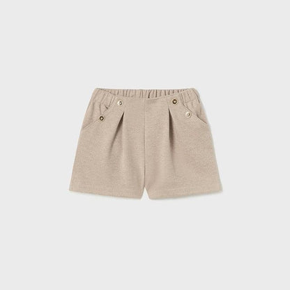 Bermuda beige bolsillos bebé niña - Mayoral