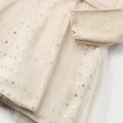 Vestido combinado tricot bebé niña - Mayoral