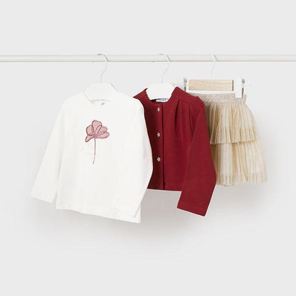 Conjunto falda tres piezas bebé niña - Mayoral