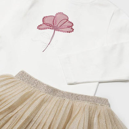 Conjunto falda tres piezas bebé niña - Mayoral