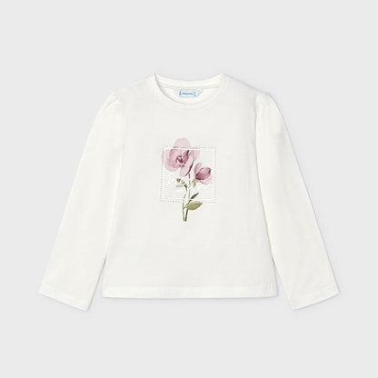 Camiseta flores niña - Mayoral