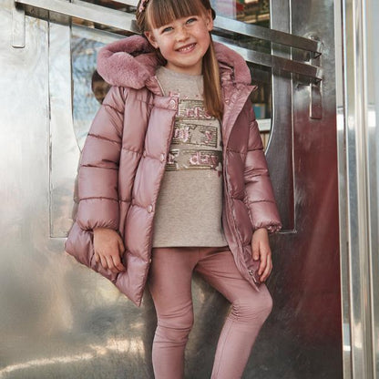 Conjunto legging antelina y sudadera niña - Mayoral