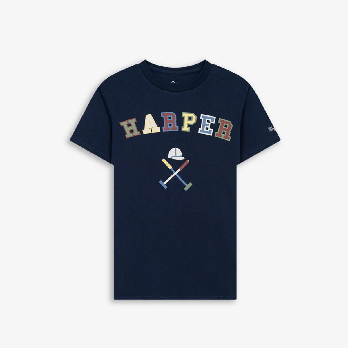 Camiseta Retro Kids Navy Blue - Harper & Neyer