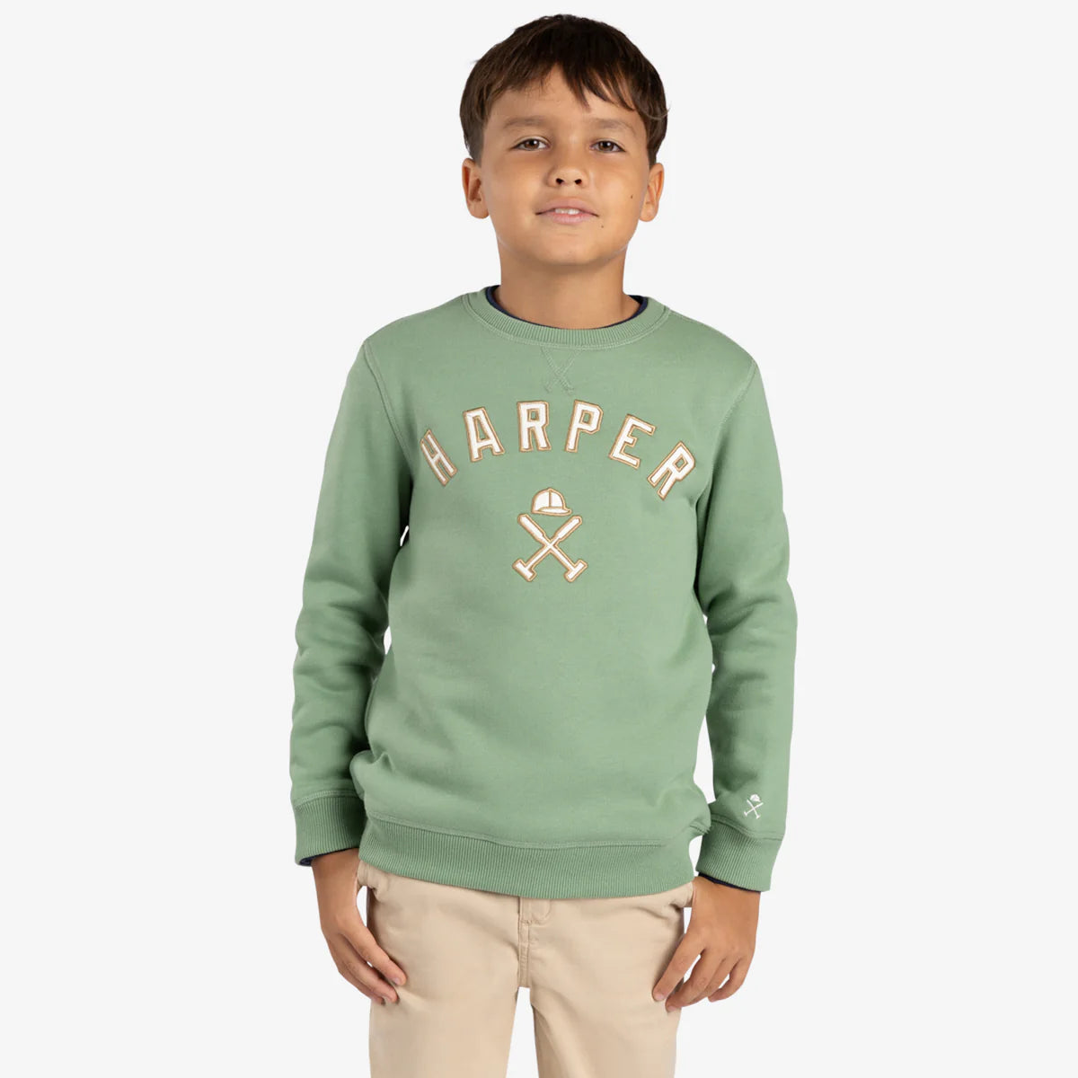 Sudadera New England Kids Midow Green - Harper & Neyer
