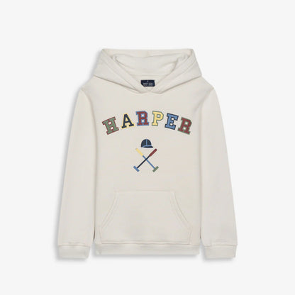 Sudadera Retro Hoodie Kids Navy Blue - Harper & Neyer