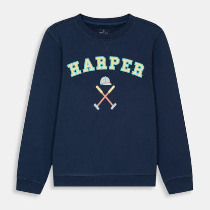 Sudadera Retro Kids Azul Marino - Harper & Neyer