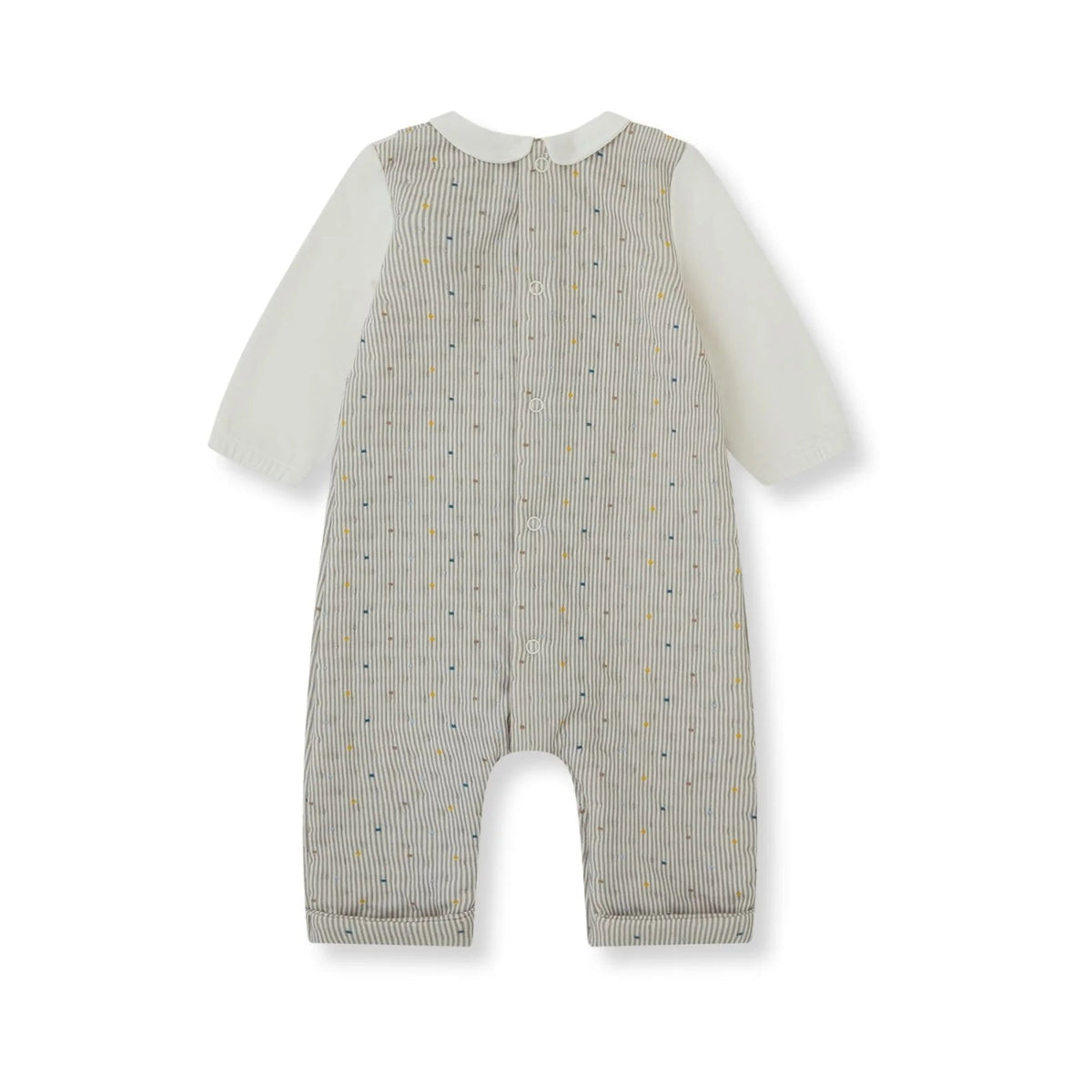 Pelele Gris Rayas Dino – Tutto Piccolo