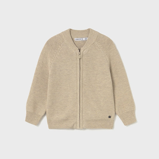 Cárdigan tricot beige - Mayoral