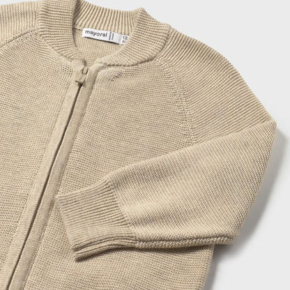 Cárdigan tricot beige - Mayoral