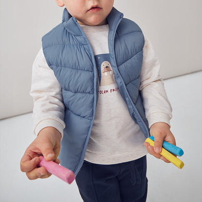 Conjunto chaleco 3 piezas azul - Mayoral