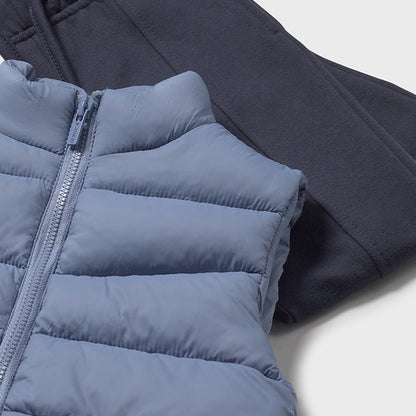 Conjunto chaleco 3 piezas azul - Mayoral