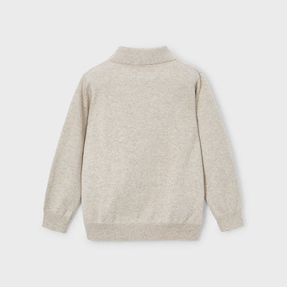 Polo tricot niño beige - Mayoral