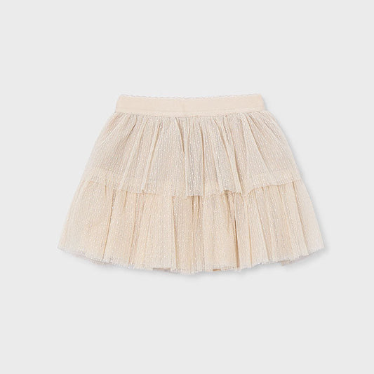 Falda tul beige - Mayoral