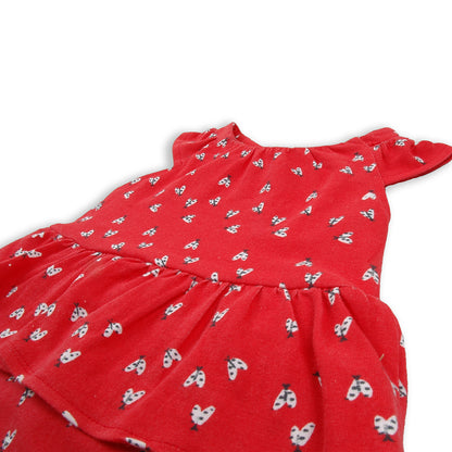 Pelele tirantes mariquitas rojo - BabyBol