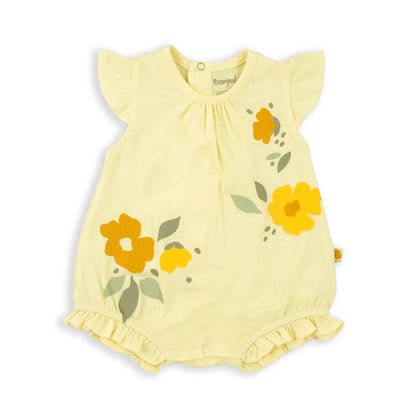 Pelele tirantes amarillo - BabyBol