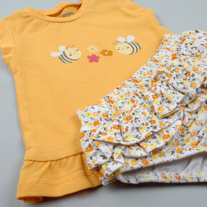 Conjunto ranita y camiseta Abejita - BabyBol