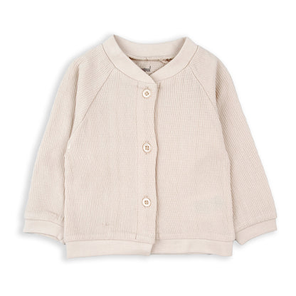 Chaqueta botón beige niño - BabyBol