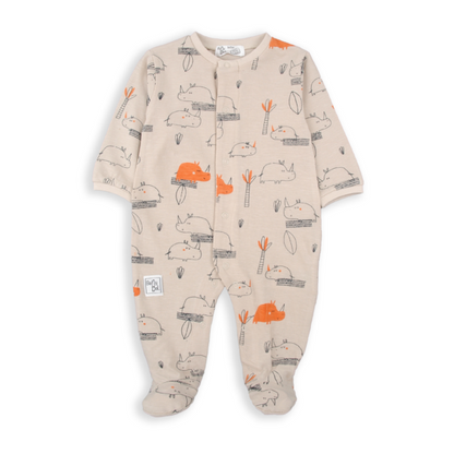 Pelele manga larga Rinoceronte - BabyBol