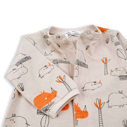 Pelele manga larga Rinoceronte - BabyBol