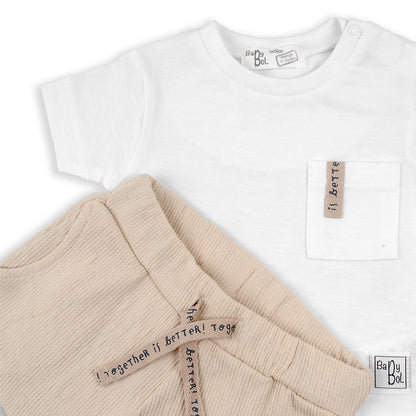 Conjunto 2 piezas Beige - BabyBol