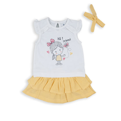 Conjunto 2 piezas y coletero Hi Friends - BabyBol