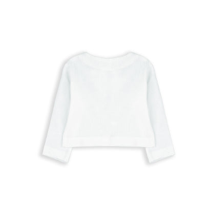 Chaqueta botón blanco niña - BabyBol