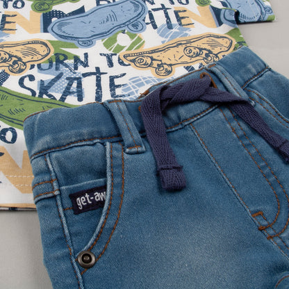 Conjunto bermuda y camiseta skate - BabyBol