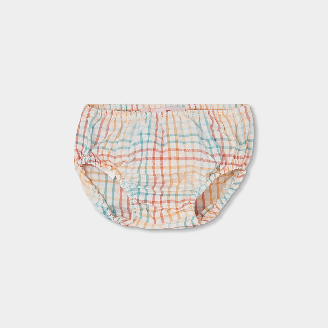 Vestido punto combinado elefante beige - Boboli