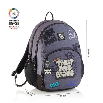 Mochila triple reciclada Oslo Graffitti - Miquelrius