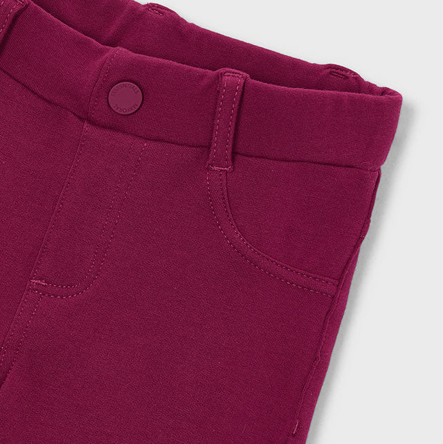 Pantalón niña felpa bolsillos Frambuesa - Mayoral
