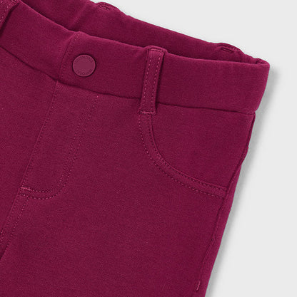 Pantalón niña felpa bolsillos Frambuesa - Mayoral
