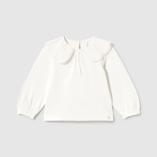 Camisa cuello bebé Crudo - Mayoral