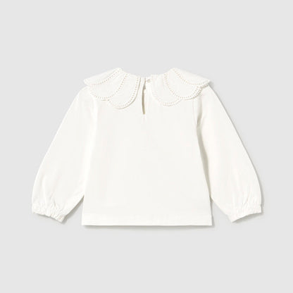 Camisa cuello bebé Crudo - Mayoral