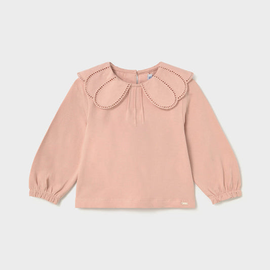 Camisa cuello bebé Nude - Mayoral